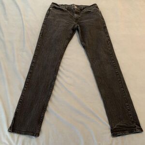 Michael Kors Grant Classic Fit Jeans Mens 33x32 (32x34) Gray Stretch Denim